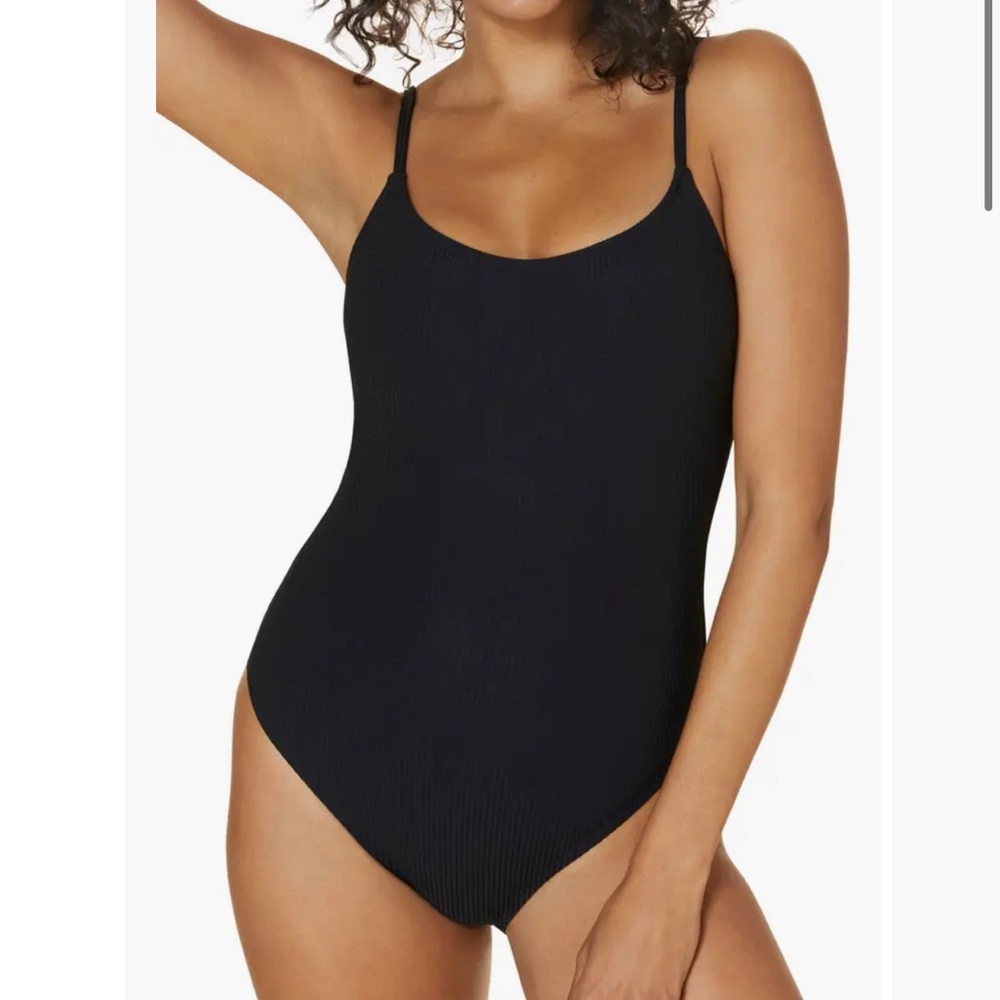 Andie Amalfi Ribbed One Piece Swimsuit Large